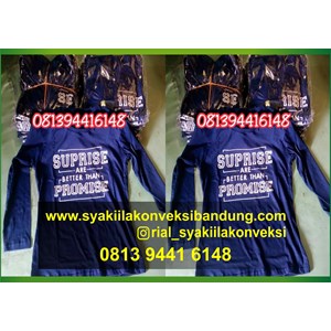 konveksi kaos sablon bandung lengan panjang termurah