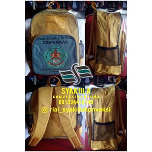 konveksi tas sekolah bandung bahan dinir sablon-7