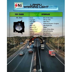 lampu warning led diameter 30cm