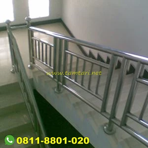pembuatan railing handrail tangga stainless-2