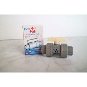 pvc abs ball valve double union jia rong 1/2