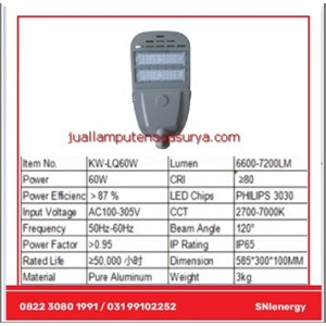 lampu jalan two in one 60watt