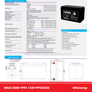 baterai vrla gel 100 ah 12 v