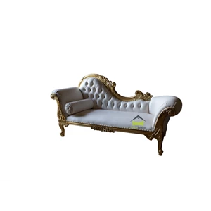 sofa pengantin klasik gold kerajinan kayu