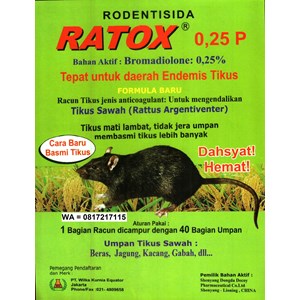 pestisida racun tikus - rodentisida bromadiolon-1