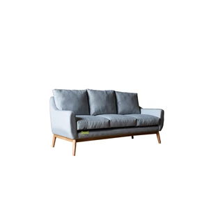 sofa grey scandinavian minimalis kerajinan kayu