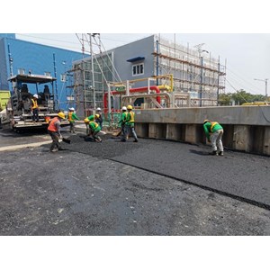 layer hotmix kawasan pltgu muara karang