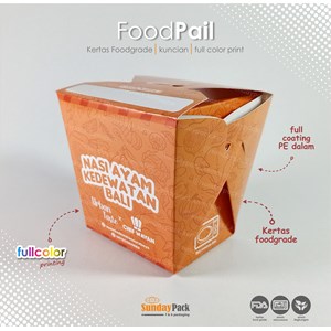 paper rice box food pail fg-3
