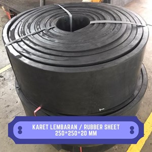 karet lembaran / rubber sheet 250*250*20 mm-2