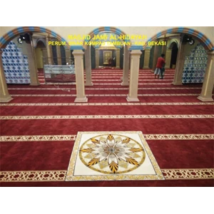 karpet masjid custom design (bisa pesan motif/warna/logo/tulisan/dll)