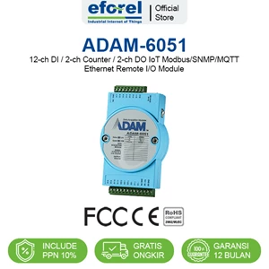 12 digital input 2 counter 2 digital output iot advantech adam-6051