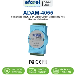 remote io module 16-ch isolated digital io modbus advantech adam-4055
