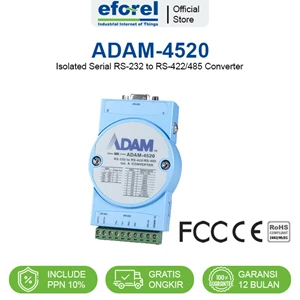 isolated serial converter rs-485 remote io module advantech adam-4520