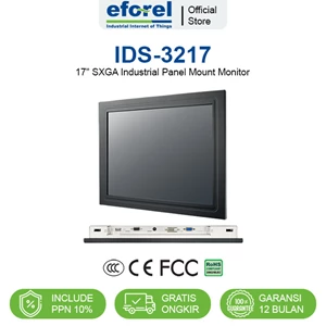 industrial panel mount monitor komputer pc 17 sxga advantech ids-3217