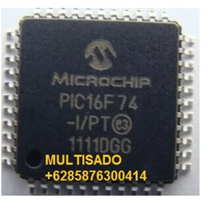 microchip ic model pic16f74-i/pt