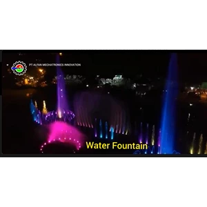 air mancur menari water fountain dancing music ritme(permainan air)