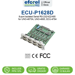8 port isolated serial for substation automation advantech ecu-p1628d