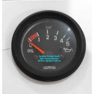 veethree 0-5 bar oil pressure 12 vdc diameter 52 mm - genuine mexico
