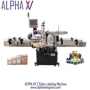 alpha xv 2 sides labeling machine