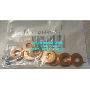 perkins l311ff02 seal copper washer 1 set isi 10 units - genuine uk-1