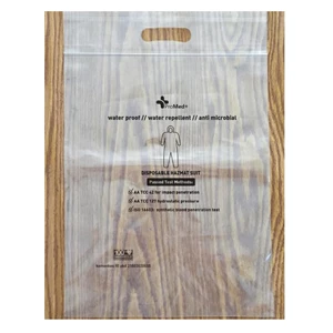 kantong plastik klip sablon custom - bening