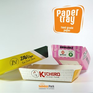 paper box tray foodgrade