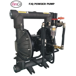 pneumatic powder pump fjq 25 pompa diafragma devco - 1 inci