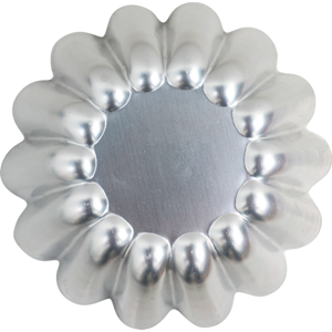 brioche wave without pillar, cetakan kue aluminium, 80012-2