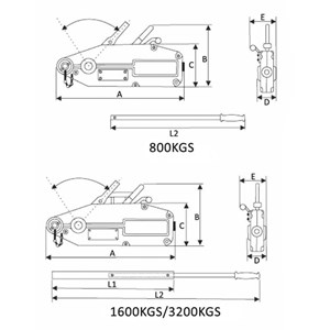 wire rope pulling hoist.-2