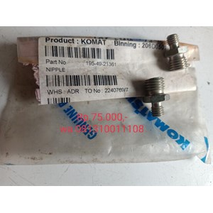 195-49-21361 sparepart truk komatsu nipple