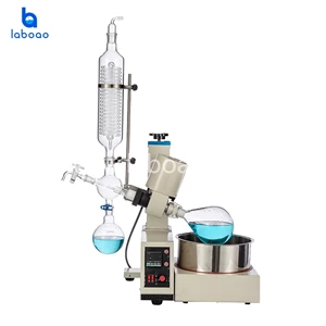 2l rotary evaporator with electric and manual lifting