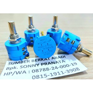 potentiometer mexico bourns 5k ohm 10 putaran p/n 3590s-2-502l genuine