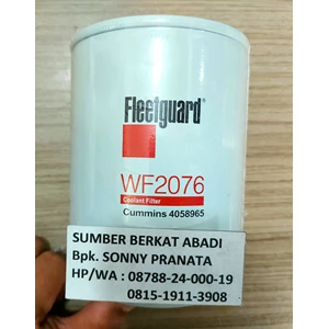 fleetguard wf2076 wf 2076 coolant water filter cummins 4058965 - asli