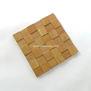 top quality cube teak for interior/exterior decoration, kerajinan kayu-3