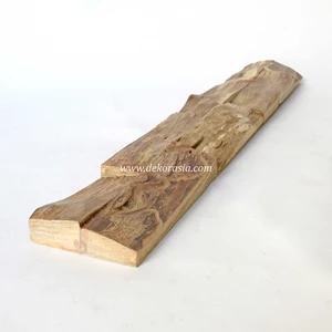 teak bark wall cladding for wall decoration, kerajinan kayu-5