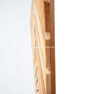 high quality wood panels, wave pattern design, kerajinan kayu-3