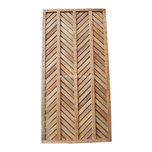 high quality wood panels, wave pattern design, kerajinan kayu-4