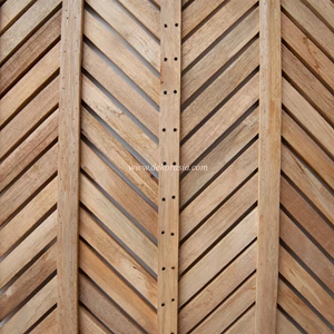 high quality wood panels, wave pattern design, kerajinan kayu-2