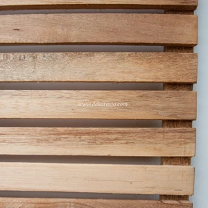horizontal wood screen, wood fence home decoration, kerajinan kayu-2