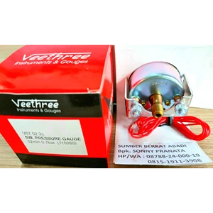 veethree switch oil pressure gauge 52mm 0-7bar 0-100psi v07522c 110989-2