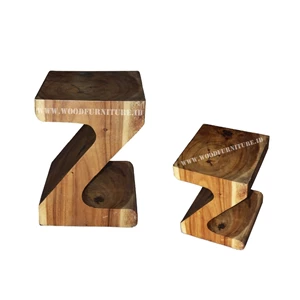 recycled teak stool wooden bar stools - garden stools-3