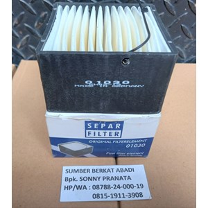 separ filter 01030 original fuel filter element - genuine