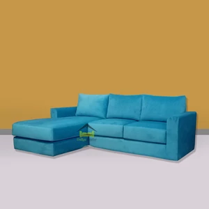 sofa ruang tamu minimalis warna biru kania kerajinan kayu