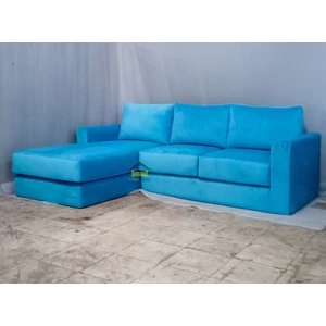 sofa ruang tamu minimalis warna biru kania kerajinan kayu-1