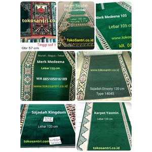 karpet masjid polos hijau-1