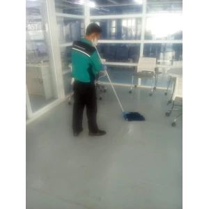 cleaning service swing moping ruangan lobby fas lab tendean