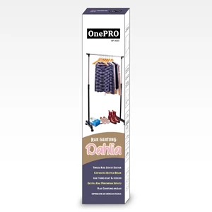 rak gantungan baju dahlia onepro op-a051 / standing hanger serba guna-2