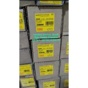 fuse siba 224a 224 a 3/7.2kv part number 3011054.224 - genuine germany-1