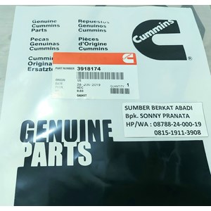 cummins 3918174 3914307 gasket oil cooler core 3908332 3906297 - 6ct i-1