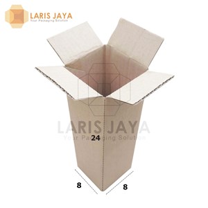 kardus tumbler 8 x 8 x 24 cm box gift karton kaos kotak botol packing-2